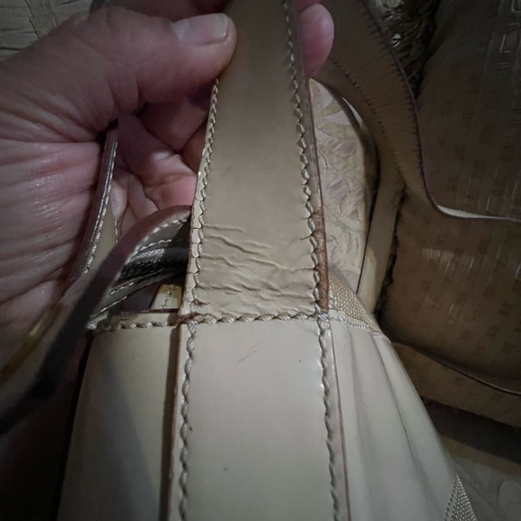 Céline CELINE REHAB Hand Bag Canvas Beige - Picture 5 of 17